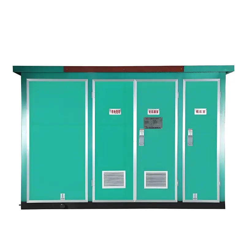 manufacturer price high performance power supply 600kva 800kva 25kv 400v electrical equipment movable complete substation box